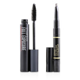 スマッシュボックス ゲット フレーム アイ デュオ セット : ( 1x Full Exposure Mascara, 1x Brow Tech To Go) 2pcs