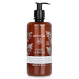 アピヴィータ Pure Jasmine Shower Gel with Essential Oils - Ecopack 500ml/16.9oz