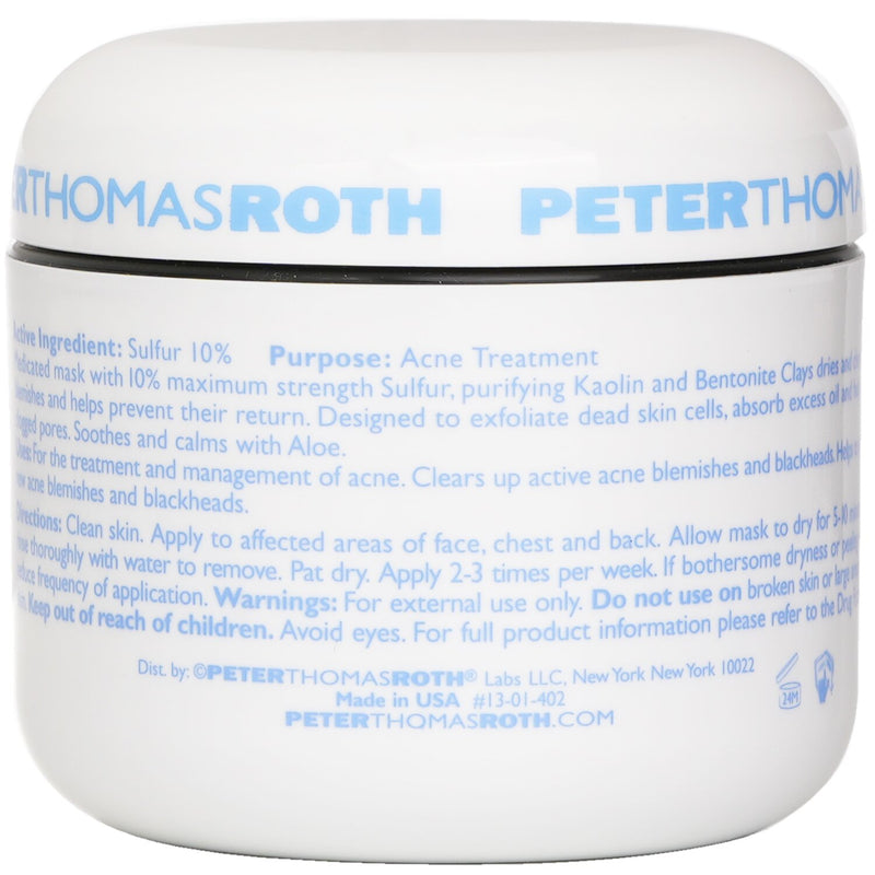 ピーター・トーマス・ロス  セラピューティック　サルファーマスク - アクネトリートメント   149g/5oz