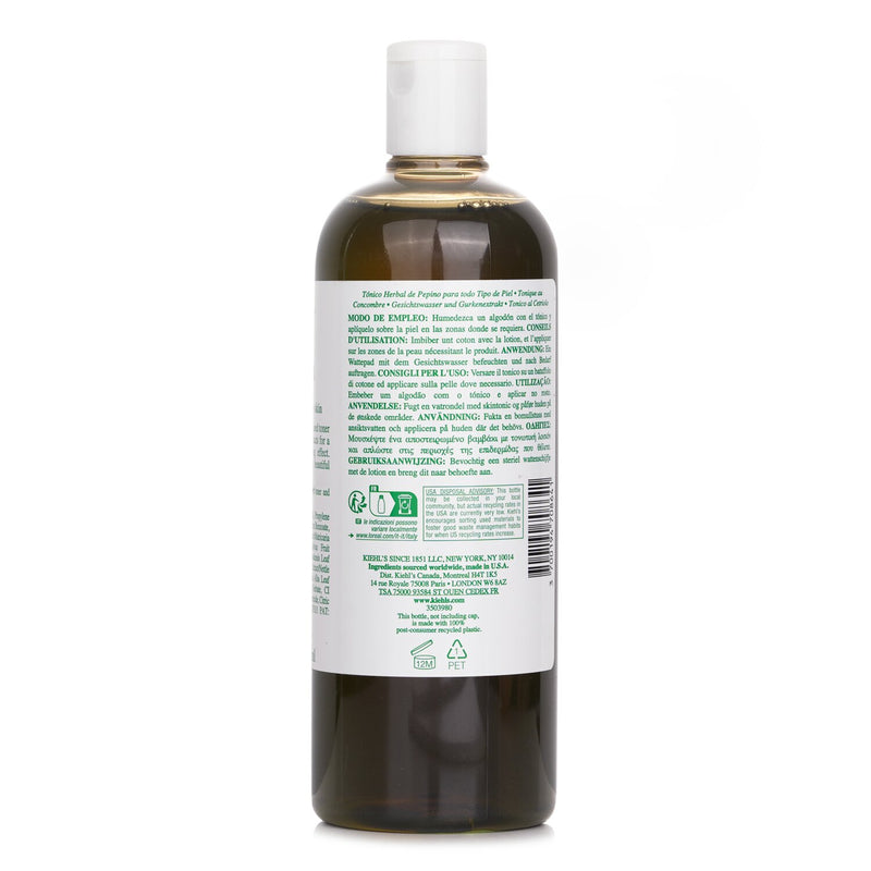 キールズ  キュカンバーハーバルアルコールフリートナー ( 乾燥・敏感肌 )   500ml/16.9oz