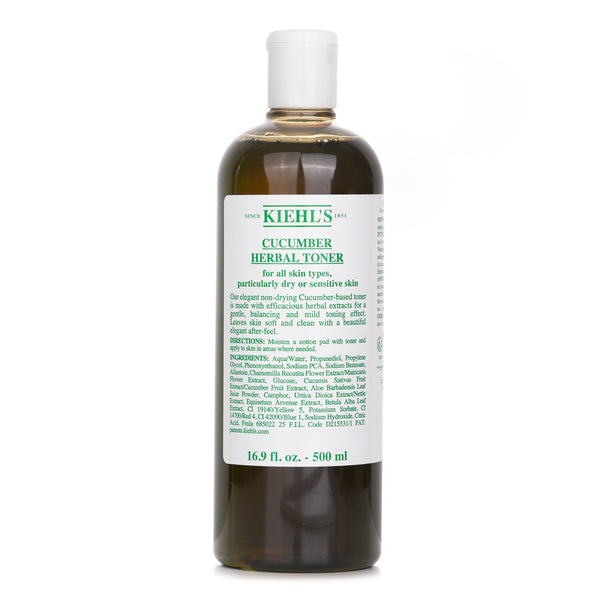 キールズ  キュカンバーハーバルアルコールフリートナー ( 乾燥・敏感肌 )   500ml/16.9oz