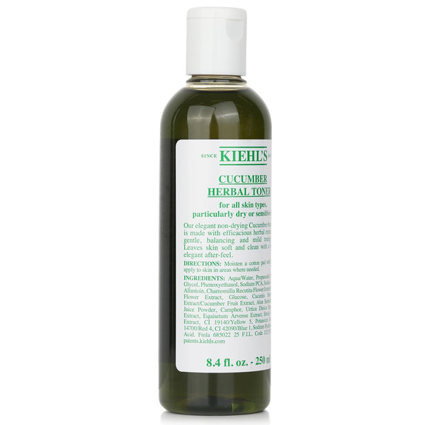 キールズ  キュカンバーハーバルアルコールフリートナー ( 乾燥・敏感肌 )   250ml/8.4oz