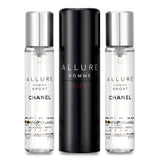 シャネル  アリュールオム　スポーツオードトワレトラベルスプレー ( 2x詰替え )   3x20ml/0.7oz