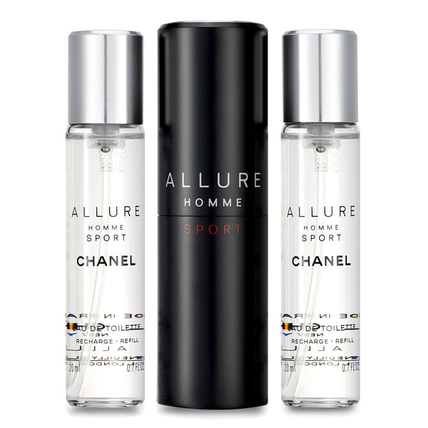 シャネル  アリュールオム　スポーツオードトワレトラベルスプレー ( 2x詰替え )   3x20ml/0.7oz