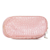 BAG  Double Zip Cosmetic Bag - Pink