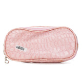 BAG  Double Zip Cosmetic Bag - Pink
