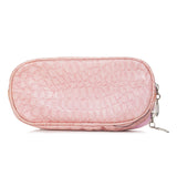 BAG  Double Zip Cosmetic Bag - Pink