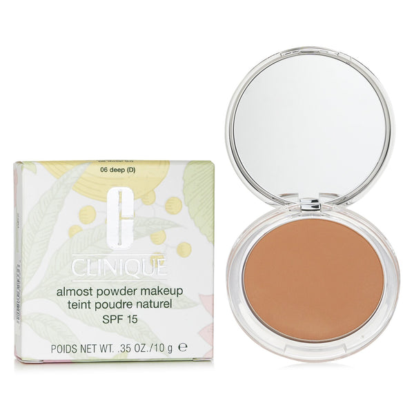 クリニーク  オールモストパウダーメークアップ SPF 15 - No. 06 ディープ   10g/0.35oz