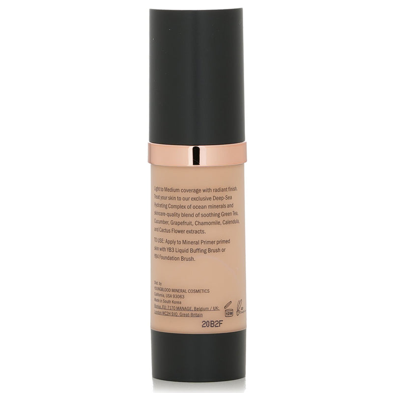 ヤングブラッド  リキッドミネラルファンデーション - Pebble   30ml/1oz