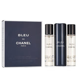 シャネル  ブルードゥシャネル EDT トラベル スプレー&レフィル 2本   3x20ml