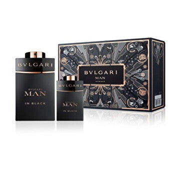 Bvlgari Man In Black Giftset Eau De Parfum Spray 100ml/edp Spray 15ml 115ml