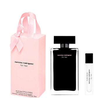 Narciso Rodriguez For Her Woman Eau De Toilette & Pure Musc For Her Eau De Parfum 10ml Travel Set 100ml