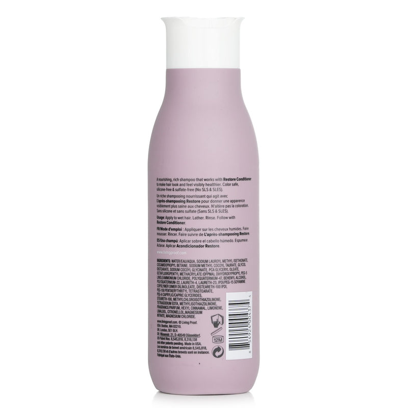 リビング プルーフ  リストア シャンプー (ドライまたはダメージヘア用)   236ml/8oz