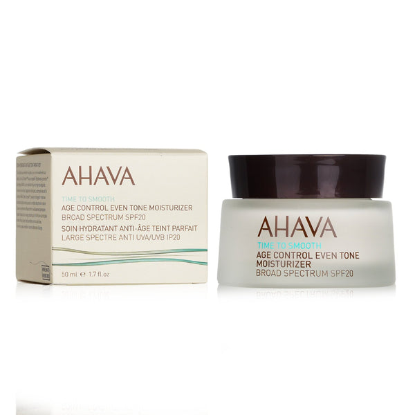 アハバ  タイムトゥスムース エイジ コントロール イーブントーン モイスチャライザー SPF 20   50ml/1.7oz