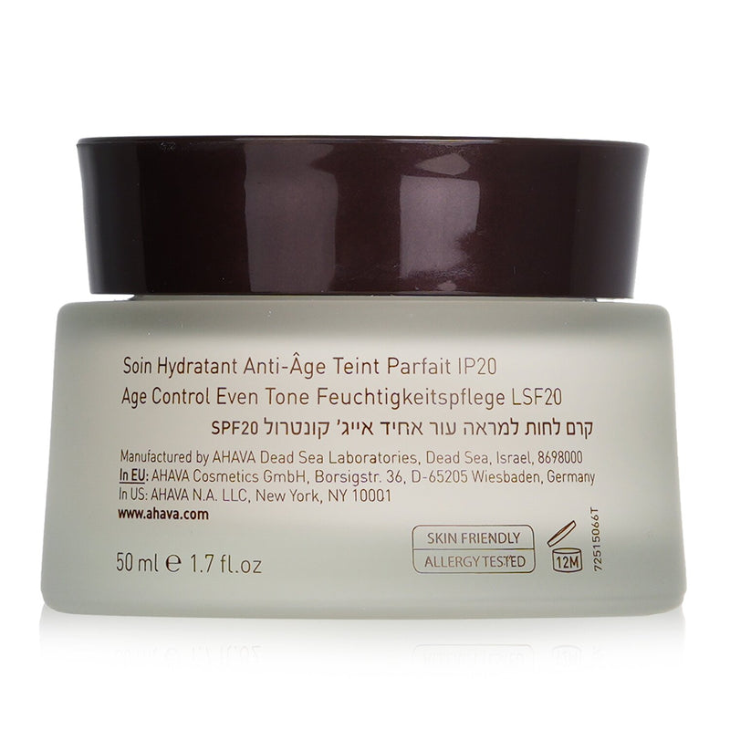 アハバ  タイムトゥスムース エイジ コントロール イーブントーン モイスチャライザー SPF 20   50ml/1.7oz