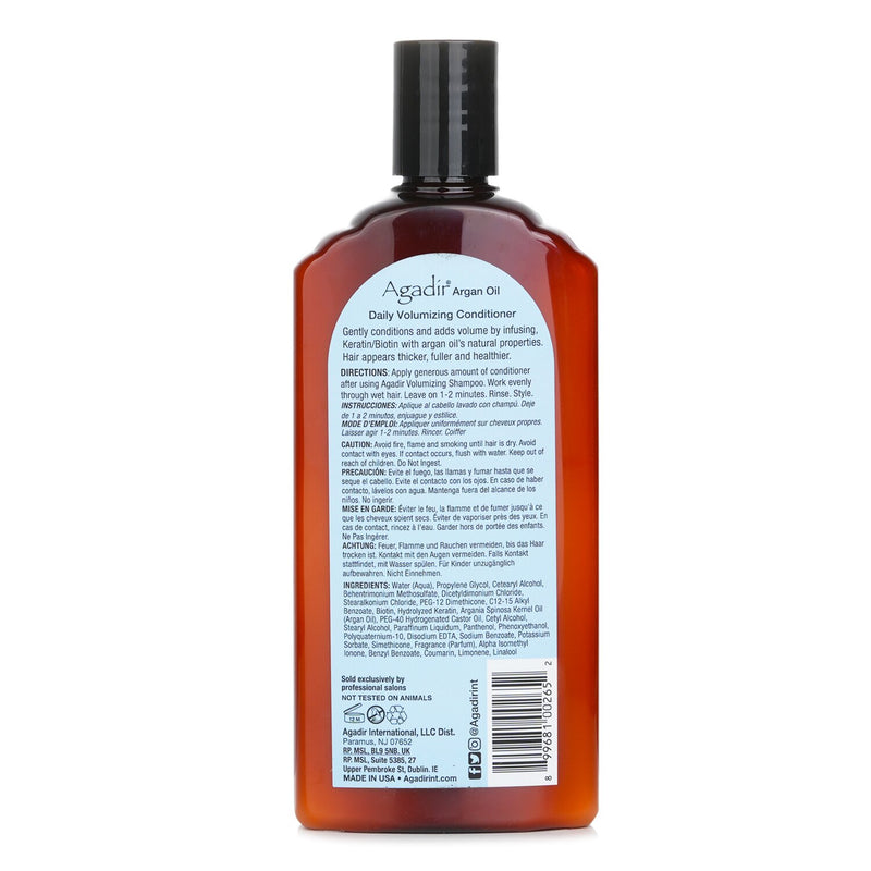 アガディール  デイリー ボリュ―マイジング コンディショナー   366ml/12.4oz
