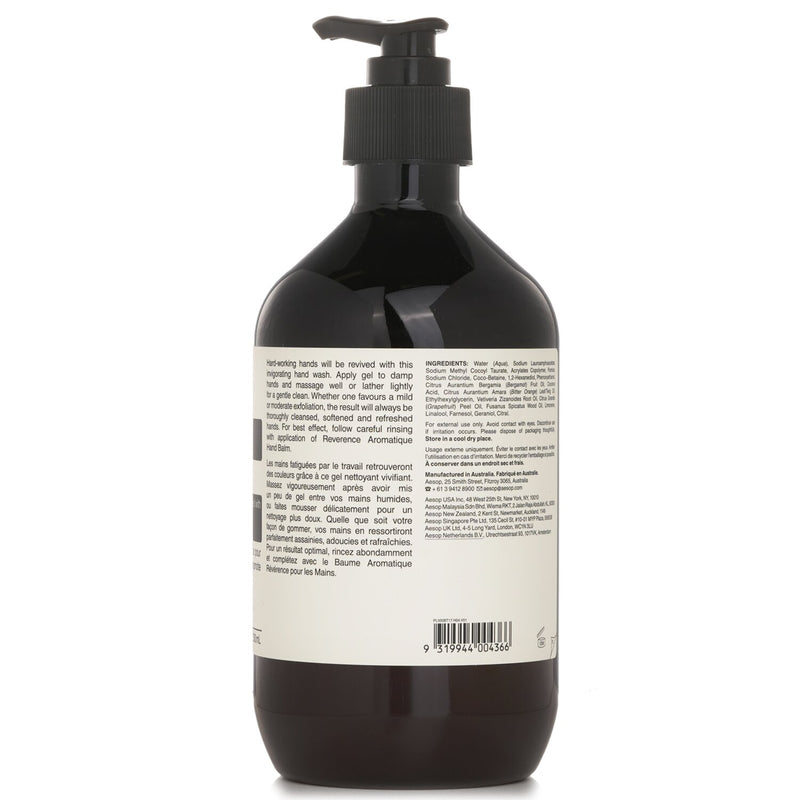 イソップ  レバレンス ハンド ウォッシュ   500ml/16.9oz