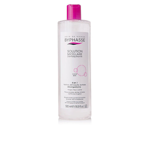 Byphasse Micellar Make-Up Remover Solution Sensitive Dry And Irritated Skin 500ml/16.9oz