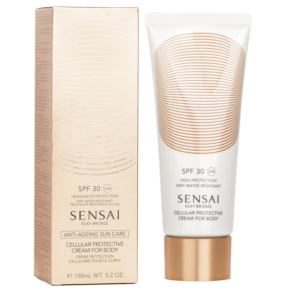 カネボウ  センサイ シルキーブロンズ セルラー プロテクティブ クリーム フォー ボディ SPF 30   150ml/5.2oz