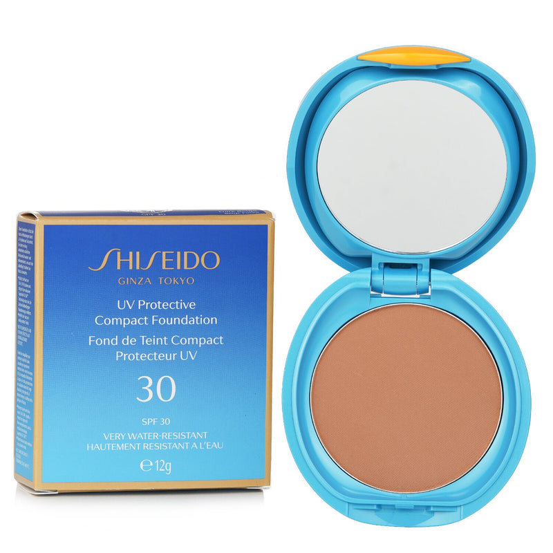資生堂  UVプロテクティブ コンパクトファンデーション SPF 30 (ケース&リフィル) - # ダークベージュ   12g/0.42oz