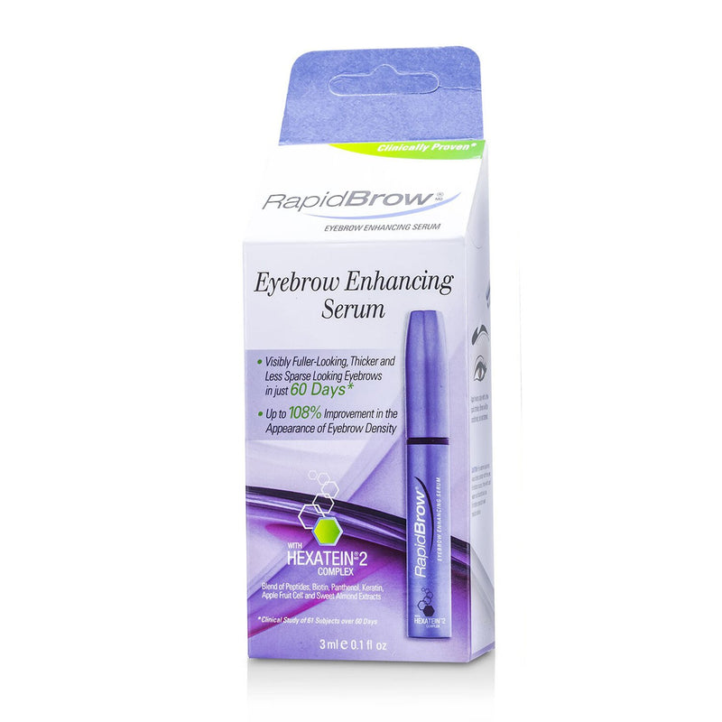 ラピッドラッシュ  ラピッドブロウ アイブロウ エンハンシングセラム (へクサティーン2 コンプレックス配合)   3ml/0.1oz