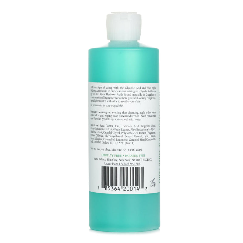マリオ バデスク  グリコリック グレープフルーツ クレンジングローション - 混合肌/ オイリー肌用   472ml/16oz