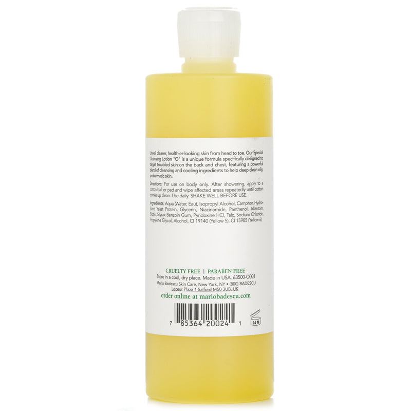 マリオ バデスク  スペシャルクレンジング ローション O (胸部&背中専用)   472ml/16oz