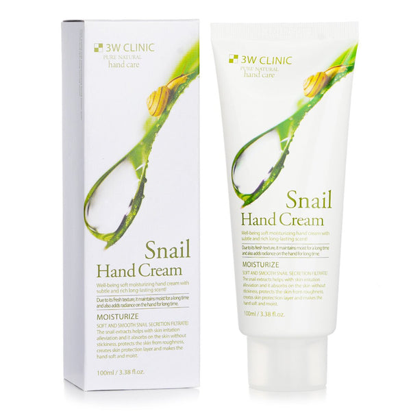3Wクリニック  ハンドクリーム - スネイル（かたつむり）   100ml/3.38oz