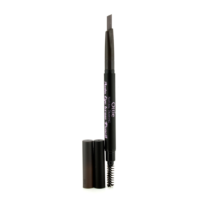 オッティー  Natural Drawing Auto Eye Brow Pencil - #03 Grey Brown   0.2g/0.01oz