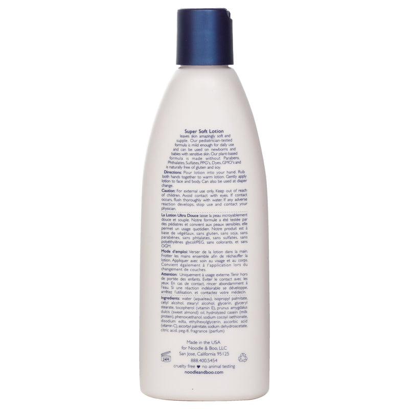 ヌードル&ブー  スーパーソフトローション - フェイス&ボディ用 - 新生児&敏感肌の赤ちゃん用   237ml/8oz