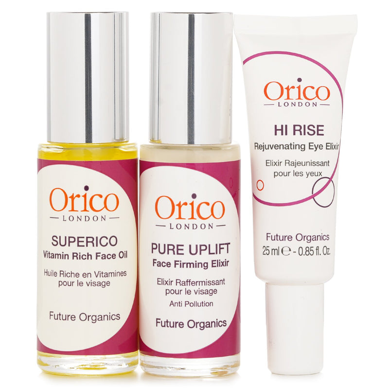 オリコ ロンドン  エイジレジスト トリオ: フェイスオイル 30ml/1.01oz + ファーミングエリクシール 30ml/1.01oz + アイエリクシール 25ml/0.85oz   3pcs