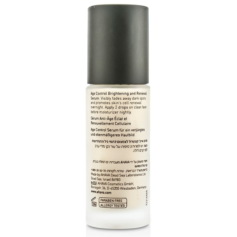 アハバ  タイム トゥ スムース エイジコントロール ブライトニング&リニューアルセラム   30ml/1oz