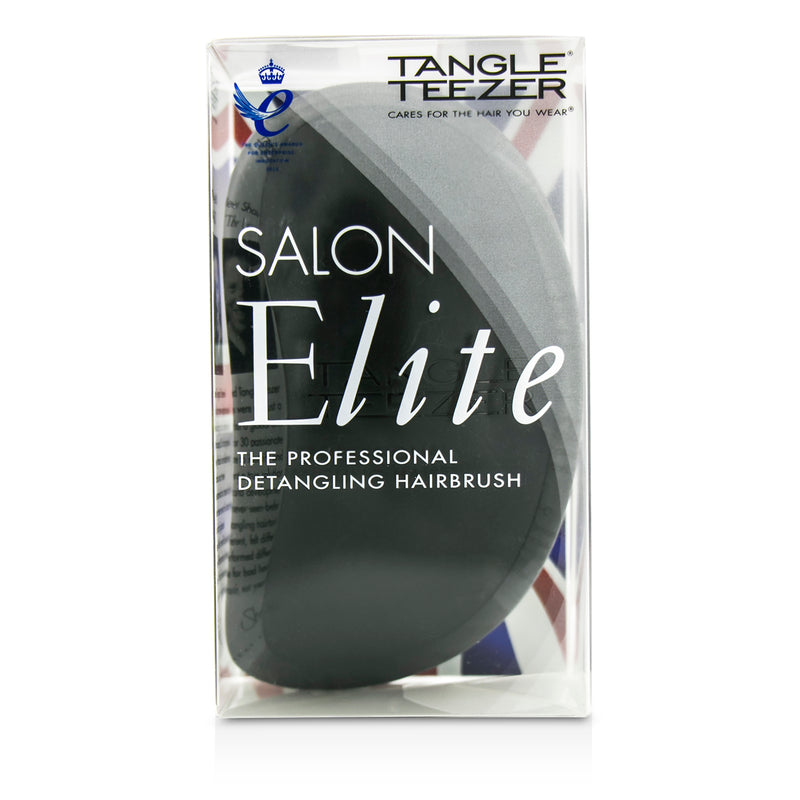 タングルティーザー  サロンエリート プロフェッショナル ディタングリング ヘアブラシ - #ミッドナイトブラック (ウェット&ドライヘア用)   1pc