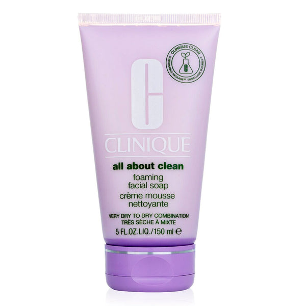 クリニーク  All About Clean Foaming Facial Soap - Very Dry to Dry Combination Skin   150ml/5oz
