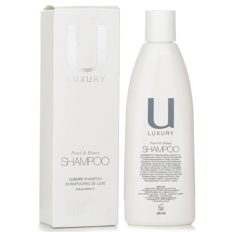 ユナイト  U ラグジュアリー パール&ハニー シャンプー   251ml/8.5oz