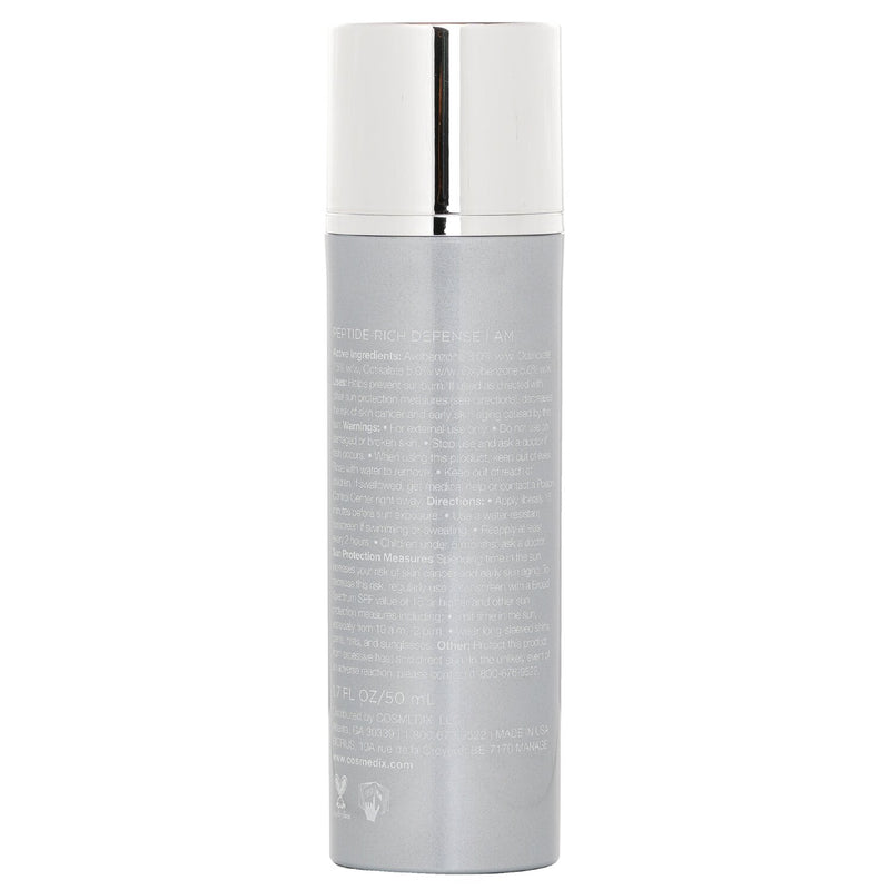 コスメディックス  ペプチドリッチ ディフェンス モイスチャライザーSPF50   50ml/1.7oz