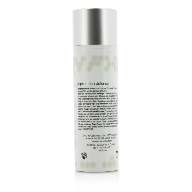 コスメディックス  ペプチドリッチ ディフェンス モイスチャライザーSPF50   50ml/1.7oz