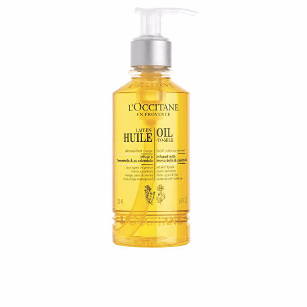 L'Occitane L'OCCITANE Immortelle Precious Cleansing Oil Makeup Remover for All Skin Types 200ml