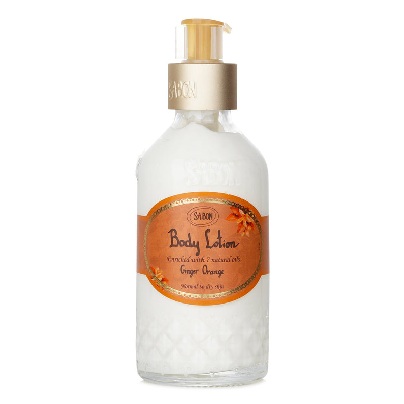 サボン  ボディローション - ジンジャー・オレンジ (ボトル)   200ml/7oz