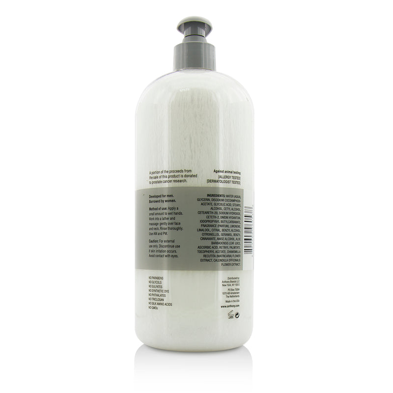 アンソニー  Logistics For Men Glycolic Facial Cleanser   946ml/32oz