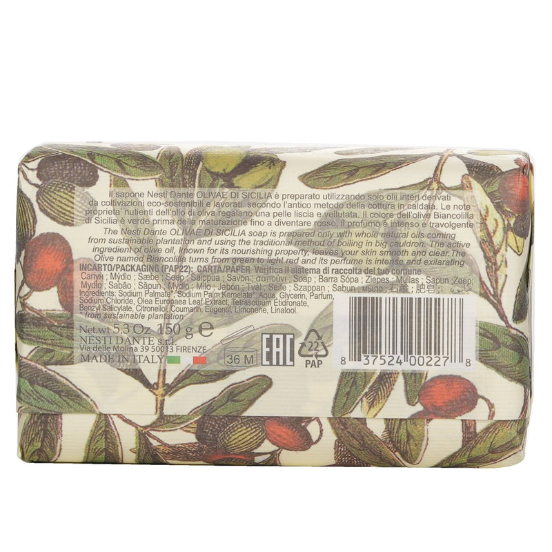ネスティダンテ  ナチュラルソープ イタリアンオリーブリーフエキス  - Olivae Di Sicilia   150g/3.5oz