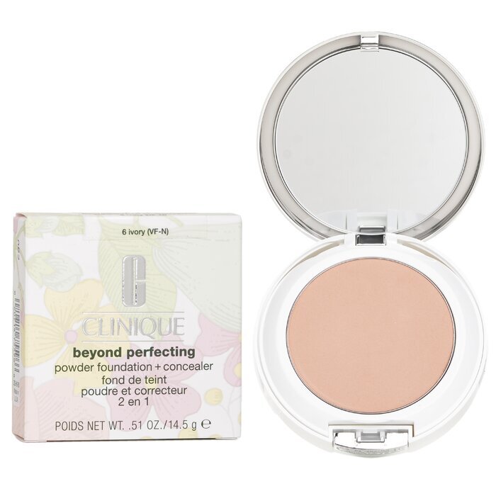 Clinique Beyond Perfecting Powder Foundation + Concealer - # 06 Ivory (VF-N) 14.5g/0.51oz
