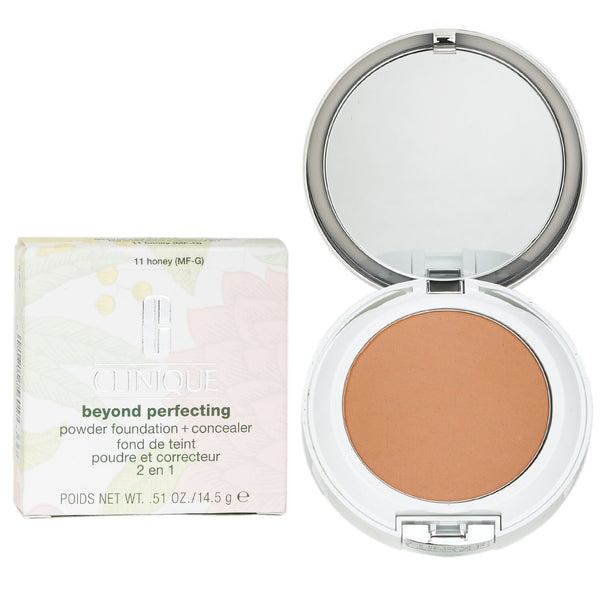 クリニーク  Beyond Perfecting Powder Foundation + Concealer - # 11 Honey (MF-G)   14.5g/0.51oz