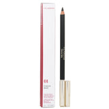 クラランス  ロング ラスティング アイ ペンシル ウィズ ブラシ - # 01 Carbon Black (With Sharpener)   1.05g/0.037oz