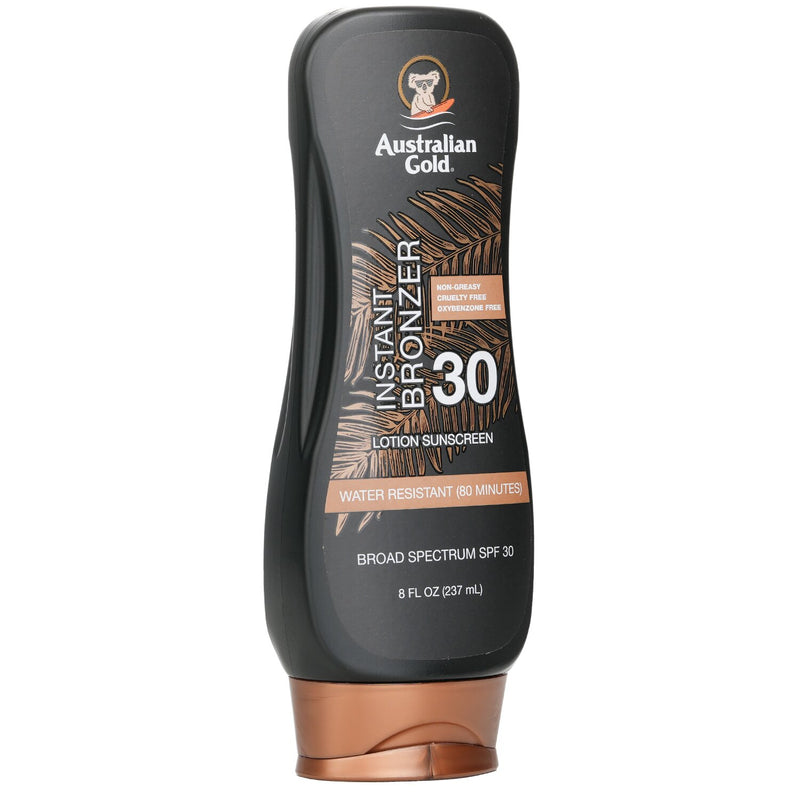 オーストラリアンゴールド  ローション サンスクリーン ブロード スペクトラム SPF 30 ウイズ インスタント ブロンザー   237ml/8oz