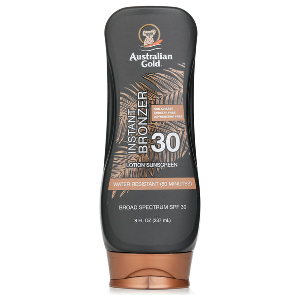 オーストラリアンゴールド  ローション サンスクリーン ブロード スペクトラム SPF 30 ウイズ インスタント ブロンザー   237ml/8oz