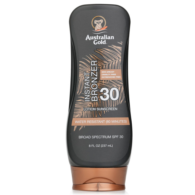 オーストラリアンゴールド  ローション サンスクリーン ブロード スペクトラム SPF 30 ウイズ インスタント ブロンザー   237ml/8oz