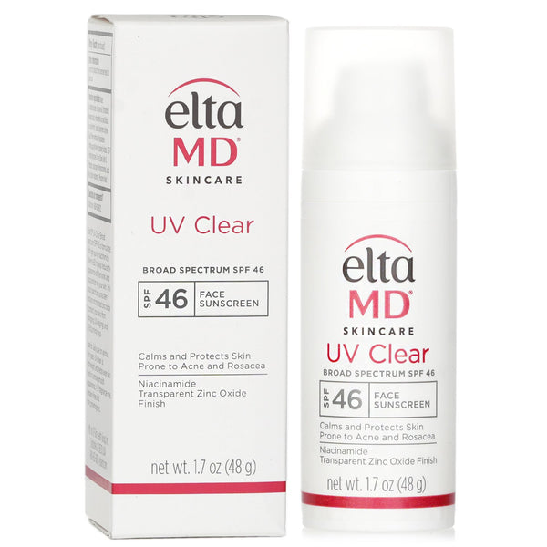 エルタMD  UV Clear Facial Sunscreen - For Skin Types Prone To Acne, Rosacea & Hyperpigmentation   48g/1.7oz