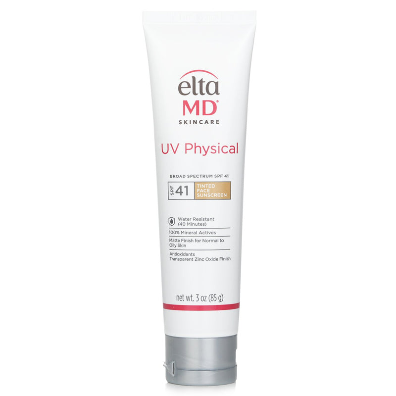エルタMD  UV Physical Water-Resistant Facial Sunscreen SPF 41 (Tinted) - For Normal to Oily Skin   85g/3oz