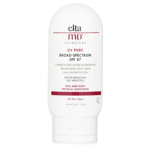 エルタMD  UV ピュア ウォーター-レジスタント フェイス & ボディ フィジカル サンスクリーン SPF 47   114g/4oz